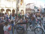 La ciclobiblioteca en un pueblo gallego