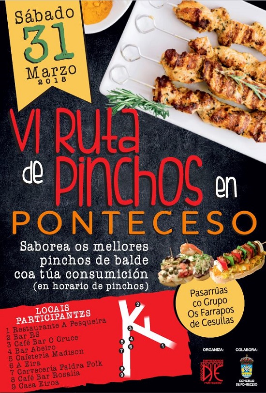 Cartel da VI Ruta de Pinchos Cartel da VI Ruta de Pinchos