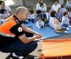 Protecci�n Civil en un simulacro
