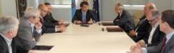 Momento de la firma del contrato