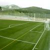 Campo de fútbol con herba artificial Campo de fútbol con herba artificial