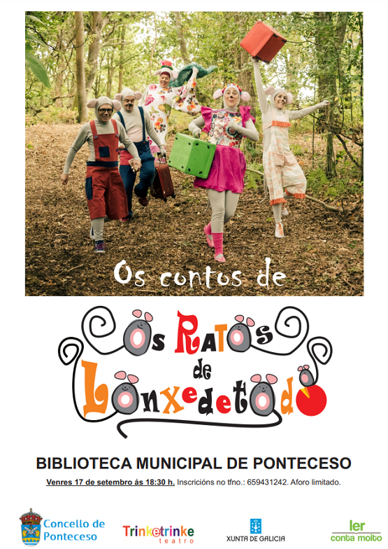 "Os Ratos de Lonxedetodo" volven  Biblioteca Municipal de Ponteceso