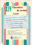 Cartaz do certame de corais Cartaz do certame de corais